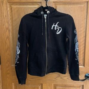 Harley-Davidson Zip-up Hoodie - Size S